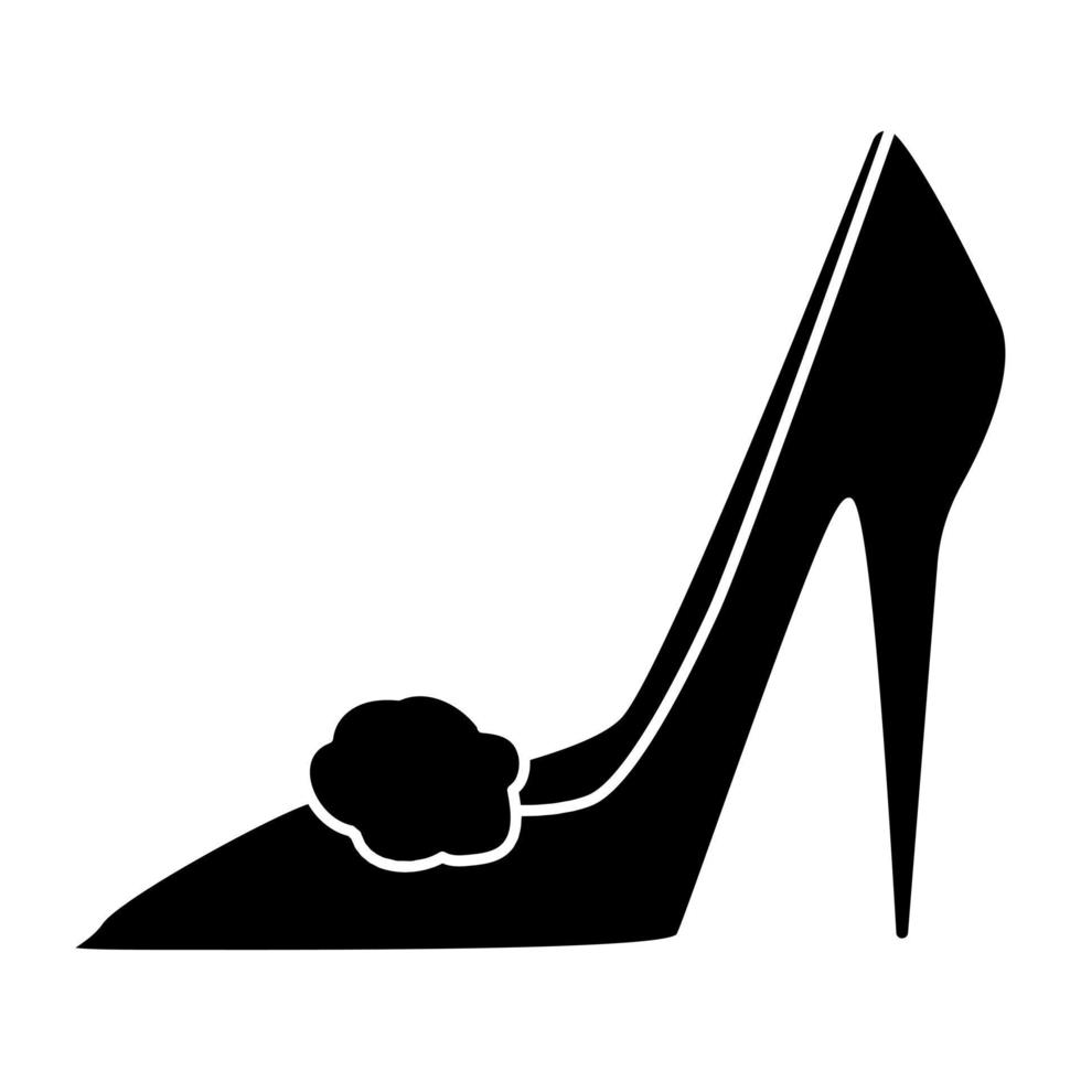 A beautiful design icon of heel vector