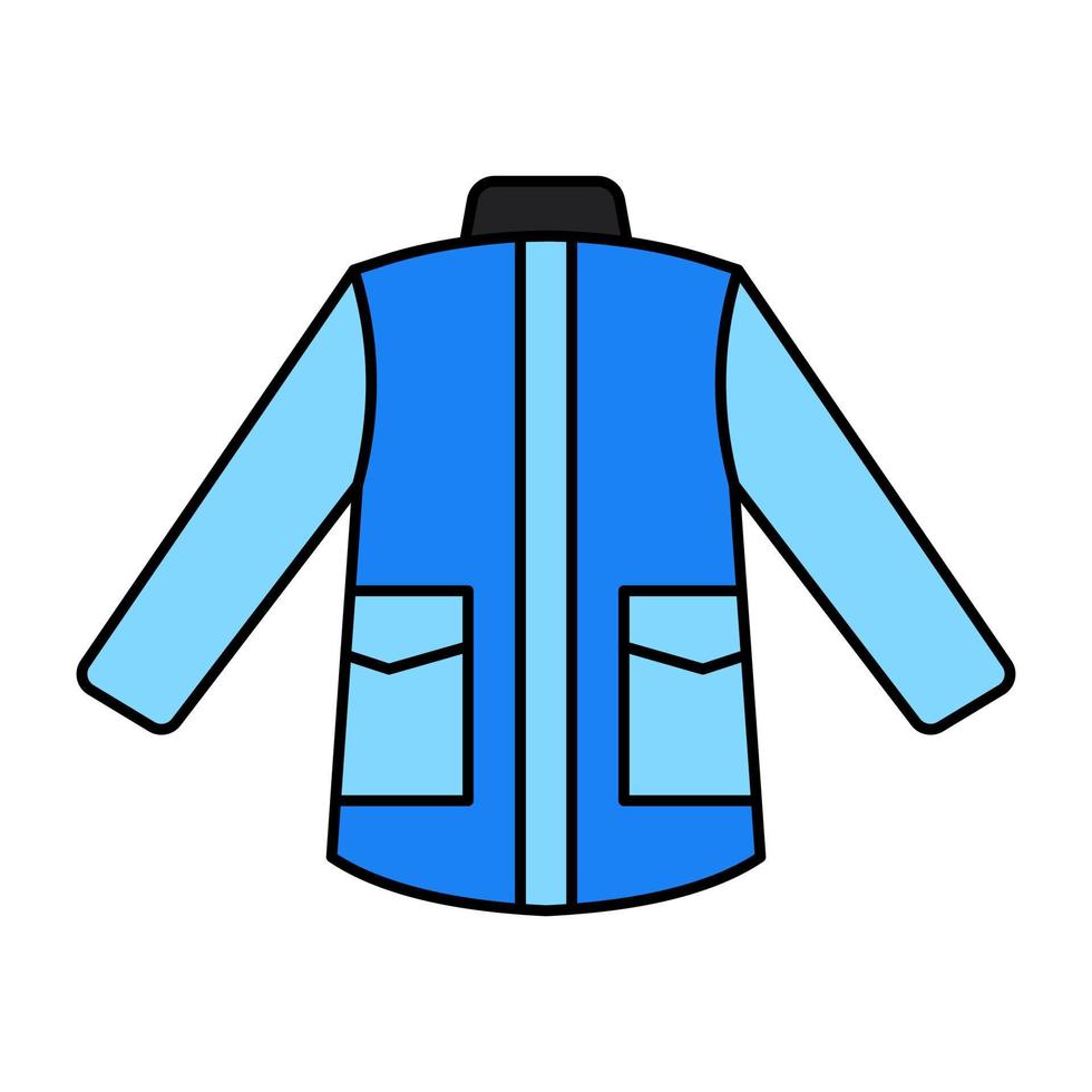 un icono de diseño de chaqueta vector