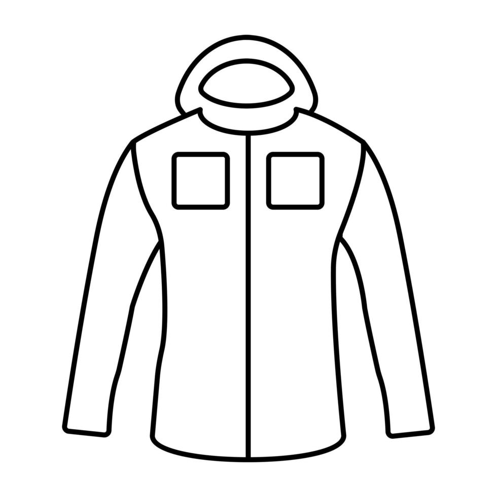 Modern design icon of hoodie vector