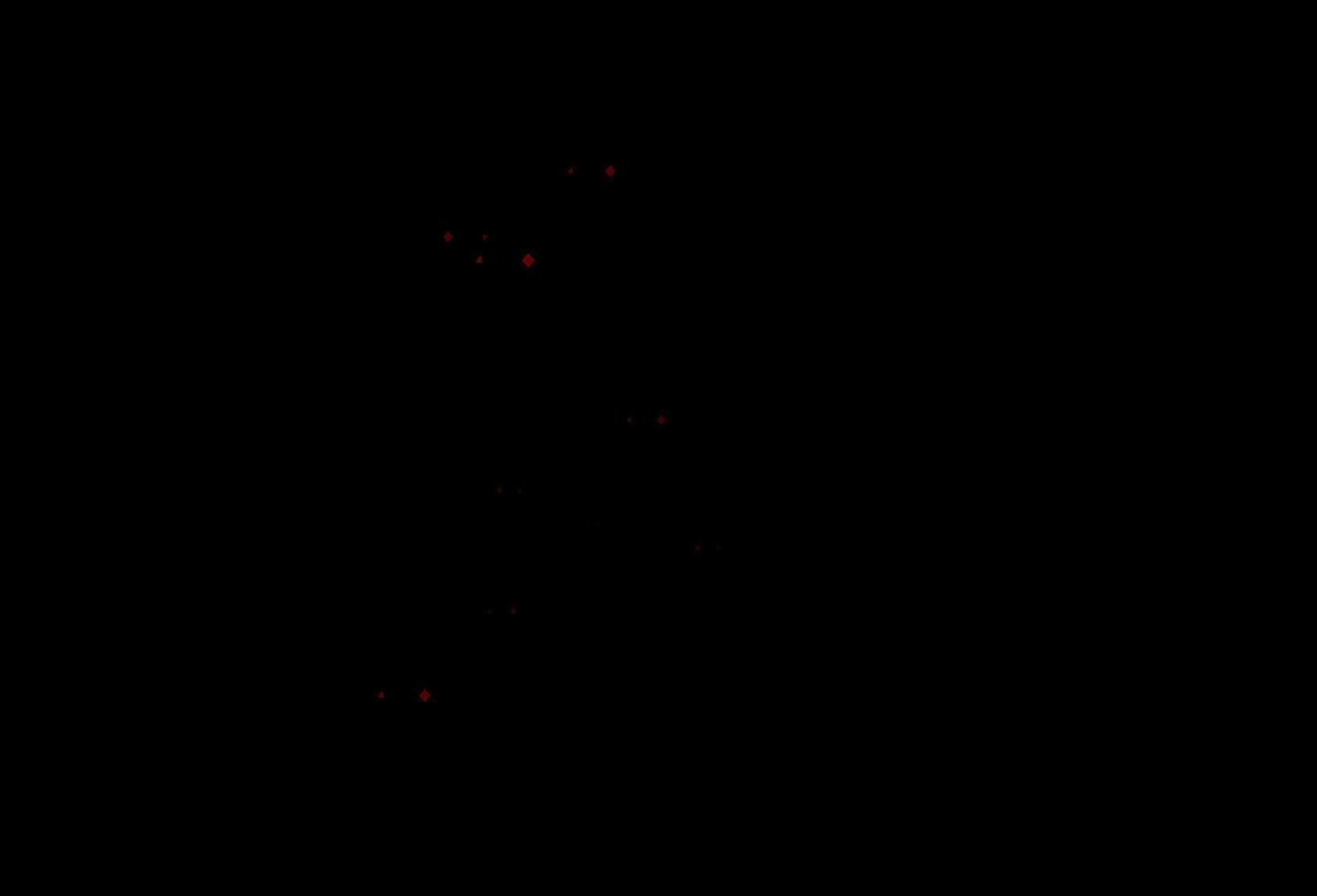 Dark red vector layout with circles, lines, rectangles.