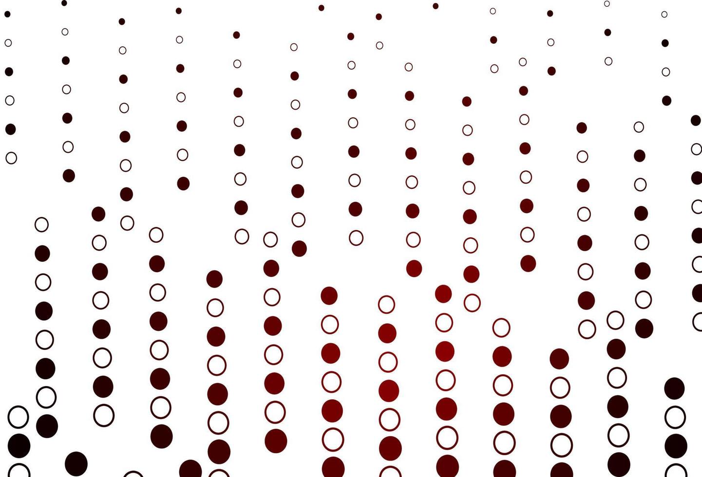 textura de vector rojo claro con discos.