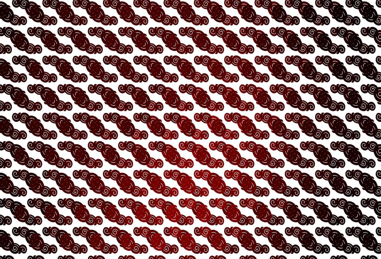 Light Red vector pattern with bubble shapes.