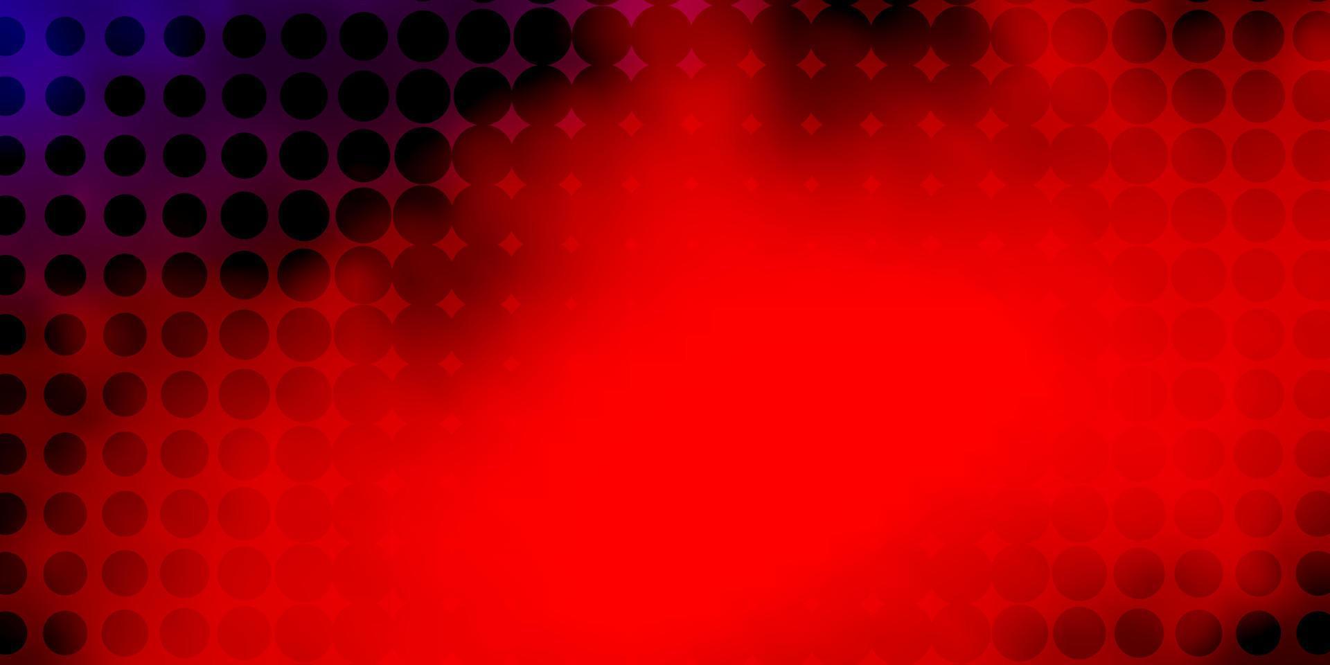 Dark Blue, Red vector texture with disks.