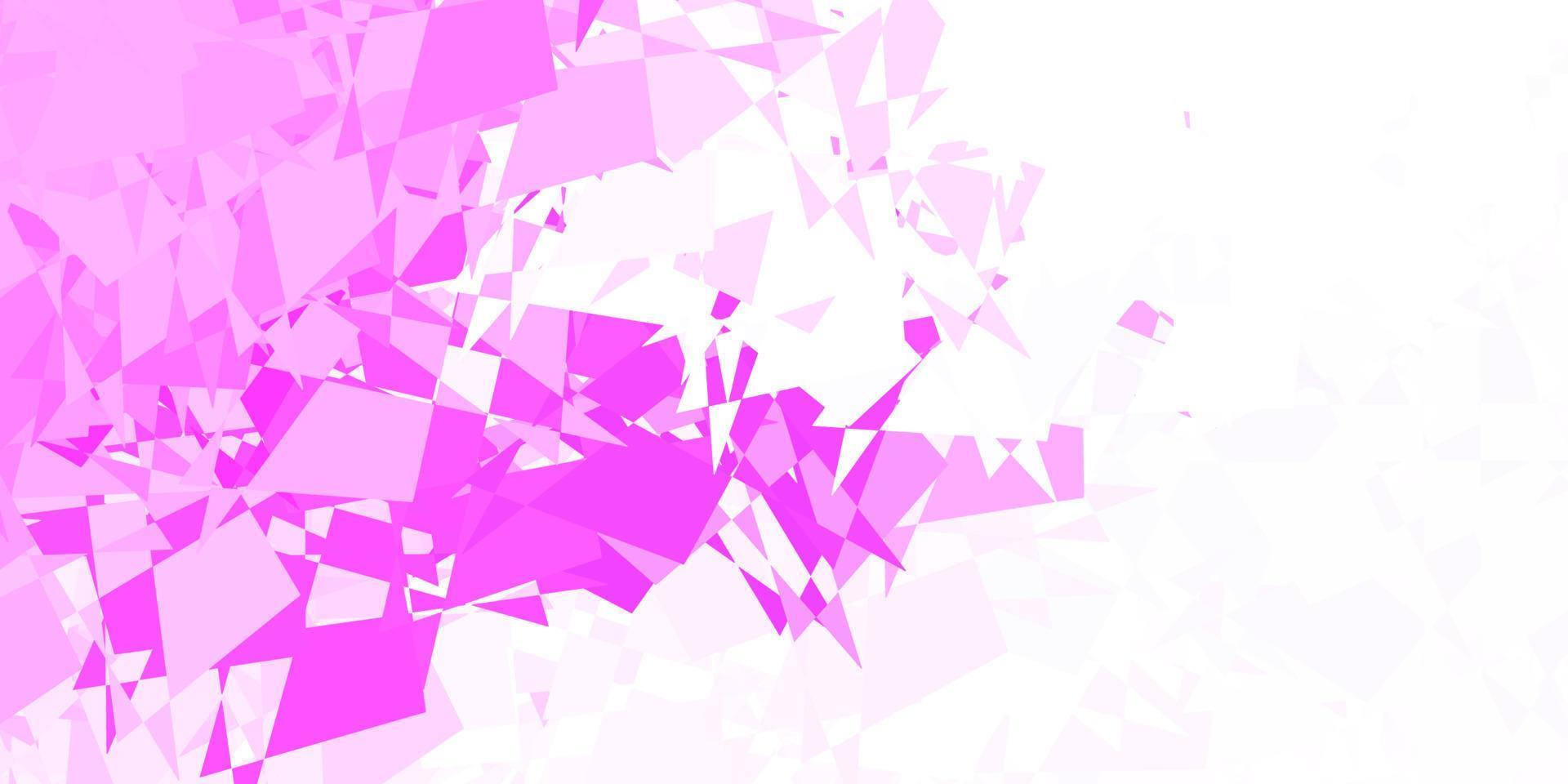 textura de vector púrpura claro con formas de memphis.