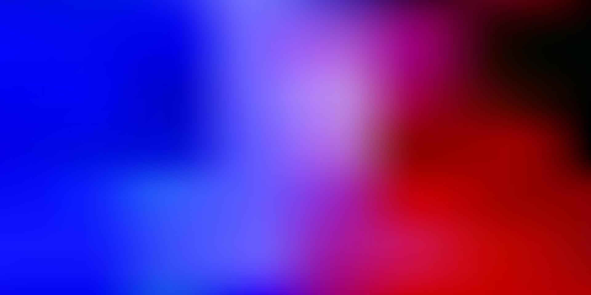 Light blue, red vector gradient blur pattern.