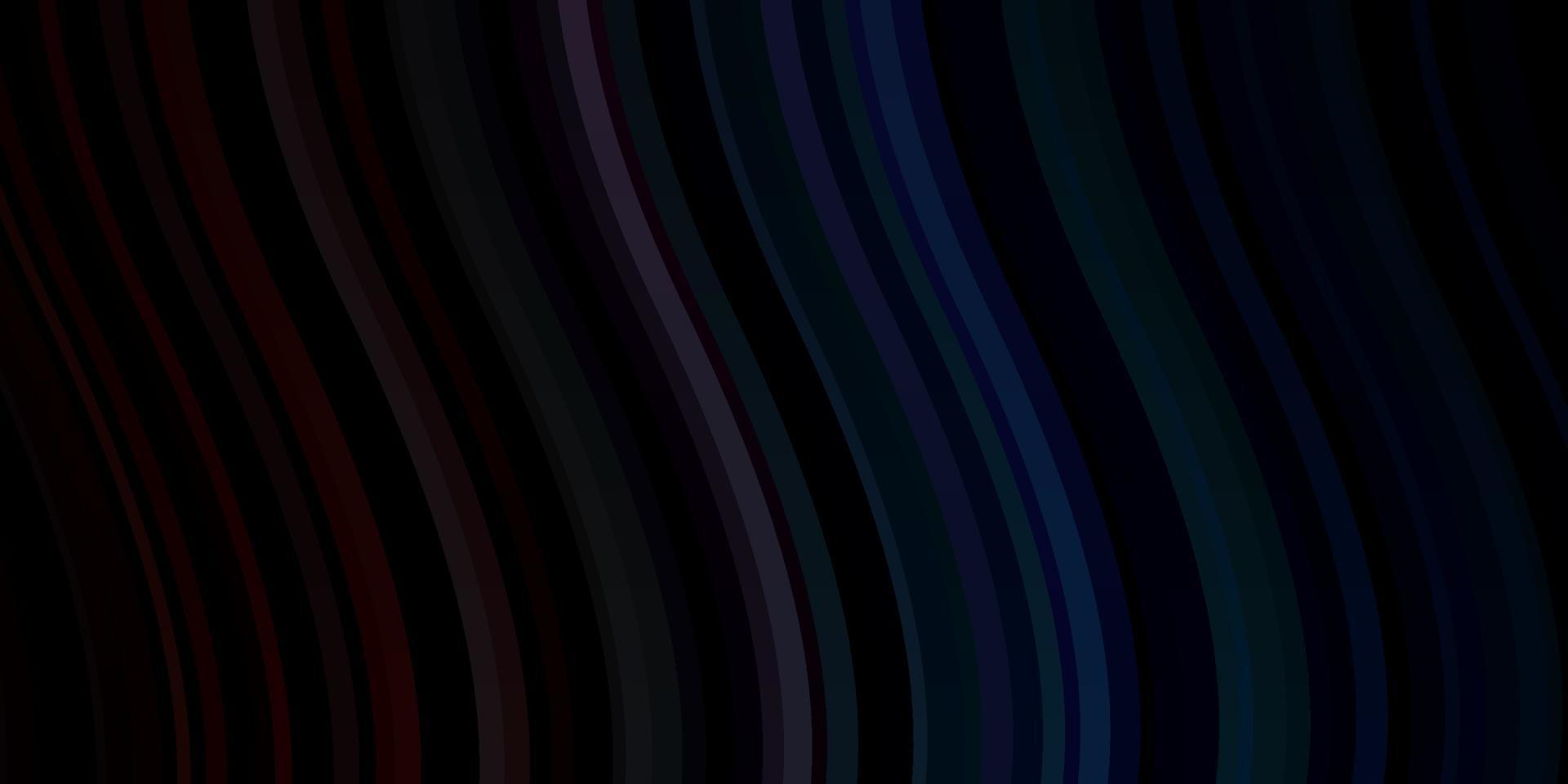 Dark Blue, Red vector texture with circular arc.