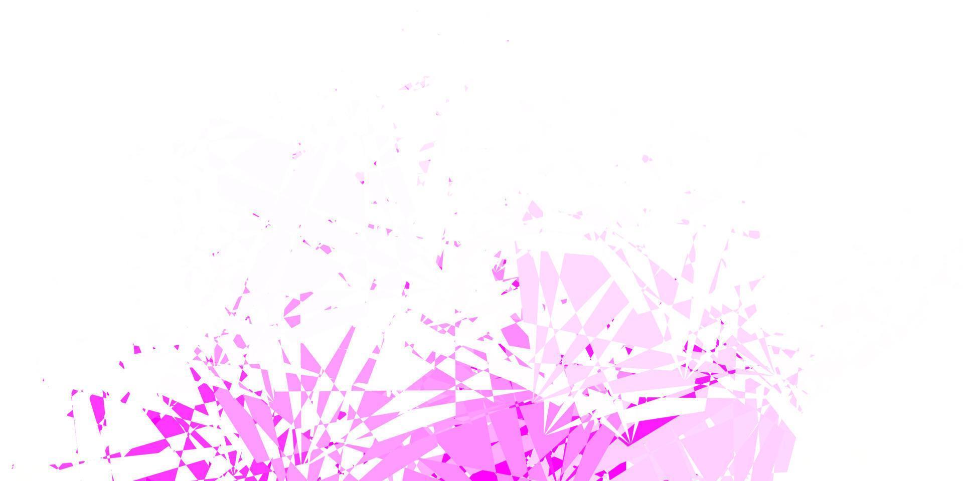 Light Pink, Yellow vector background with polygonal forms.