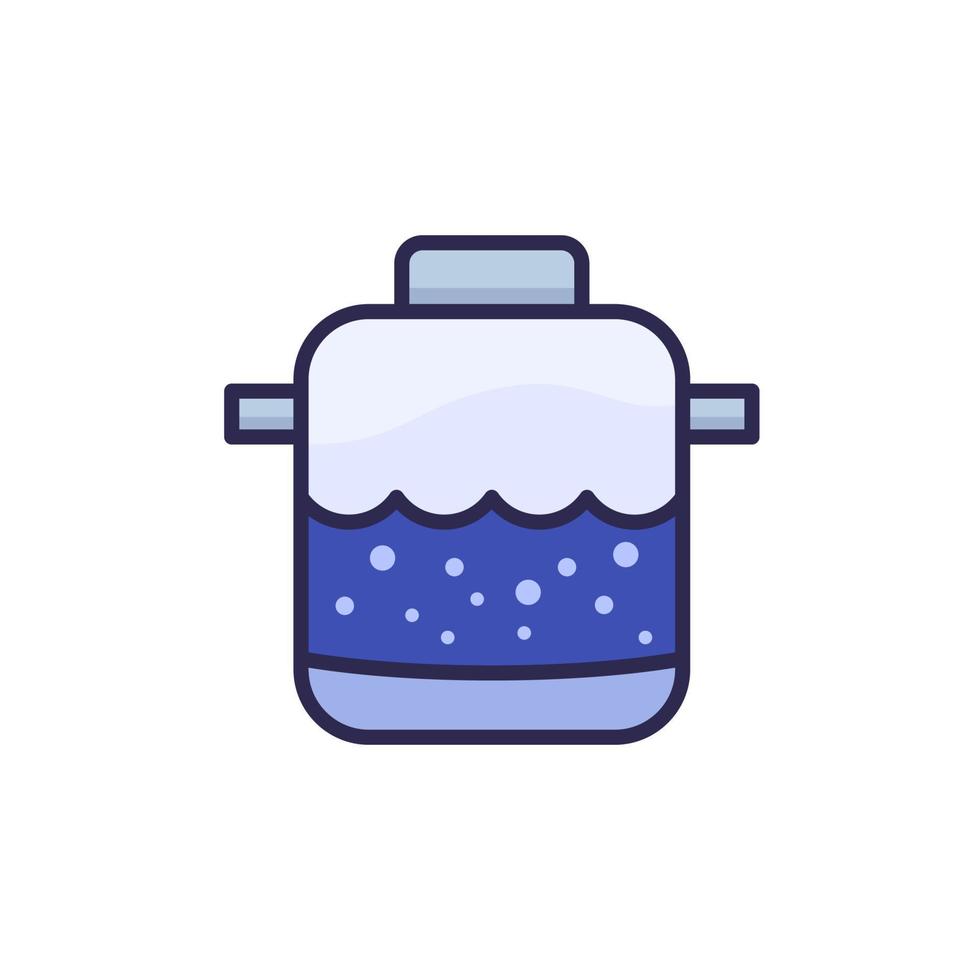 septic tank icon with outline vector