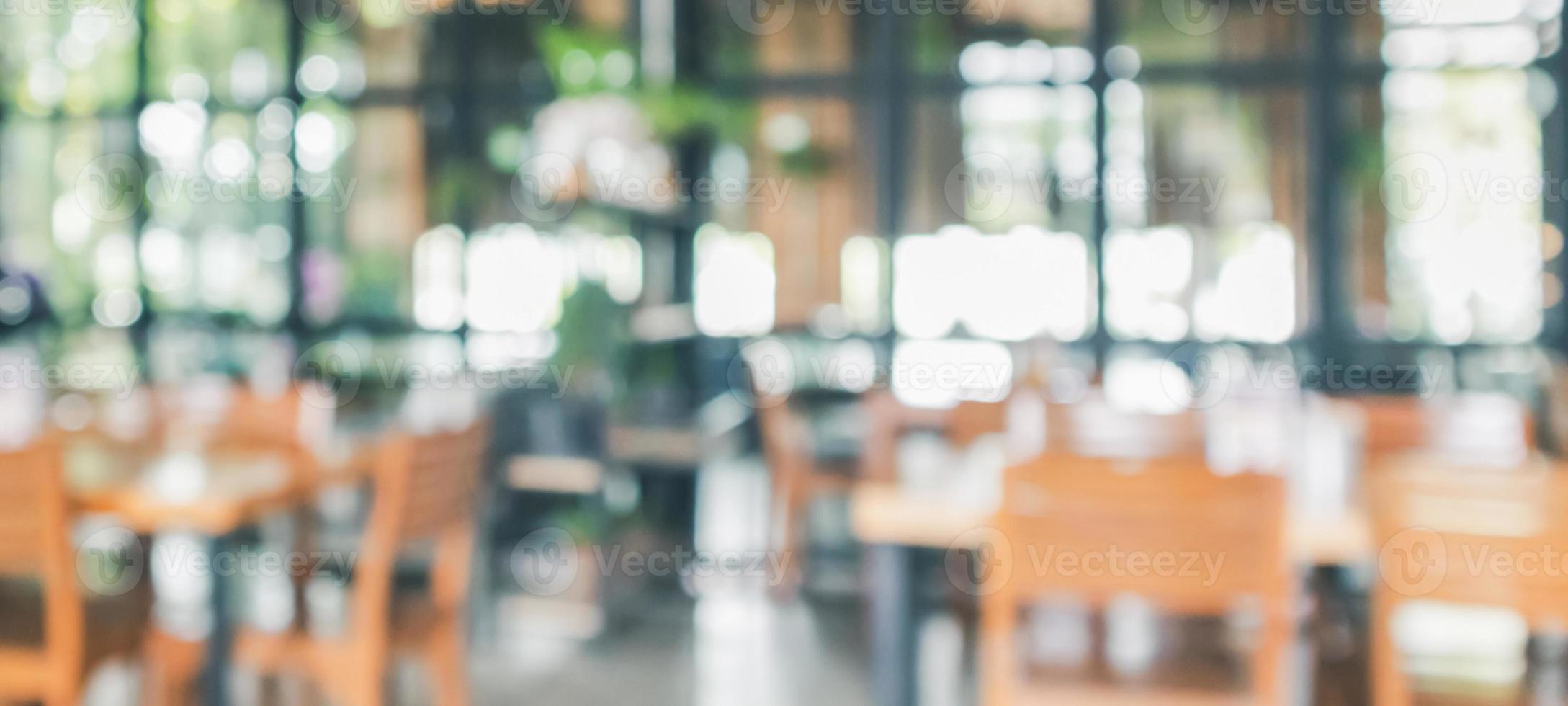 cafe restaurant interior blurred abstract vintage background photo