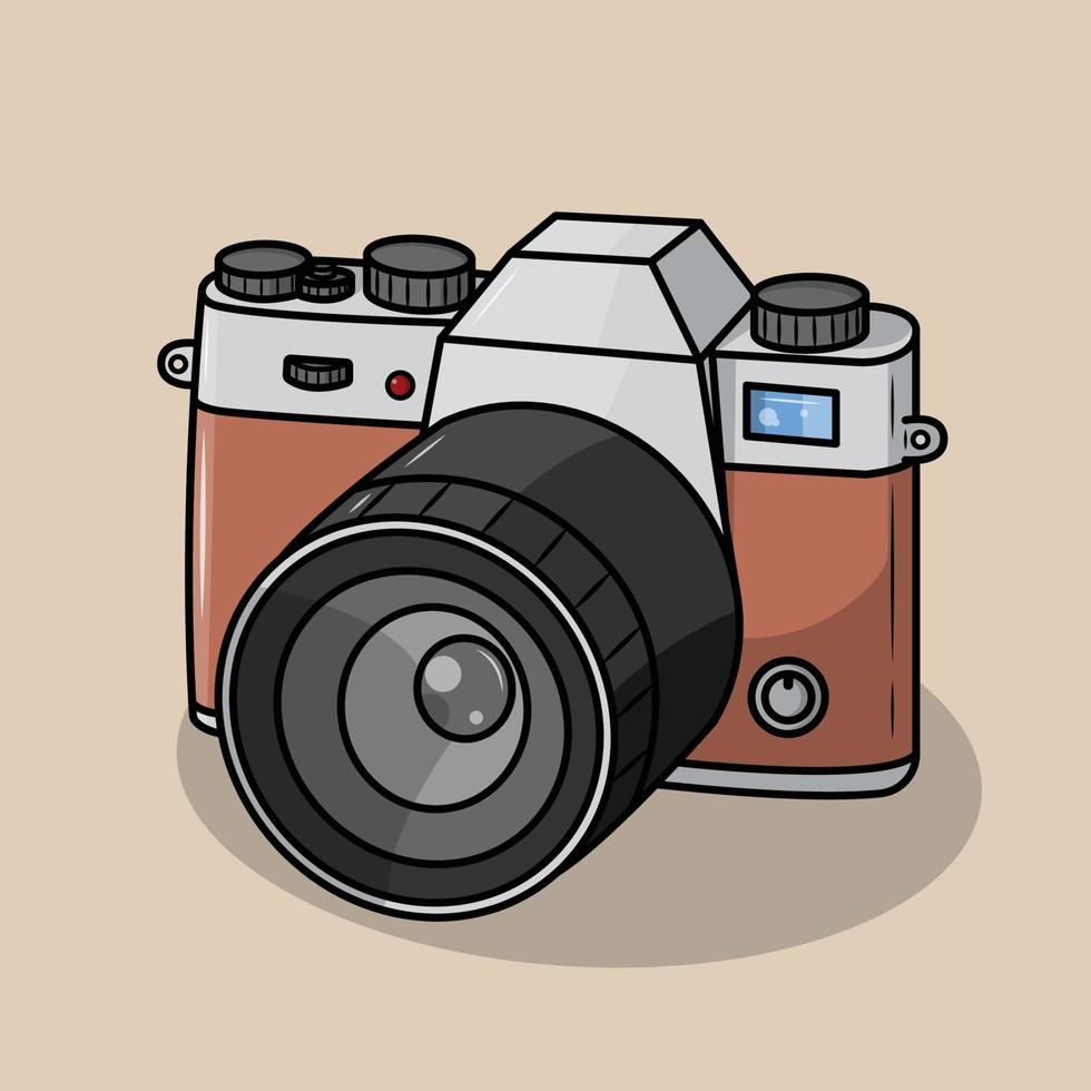 The Illustration of Digital Camera vector