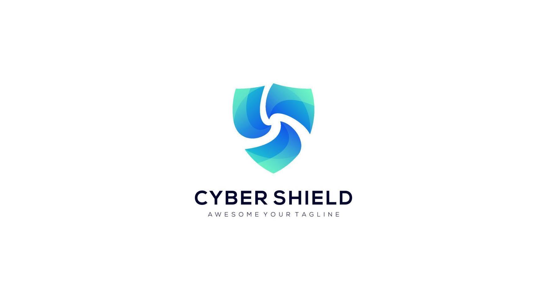 Web Security logotype, Cyber security logo Design vector
