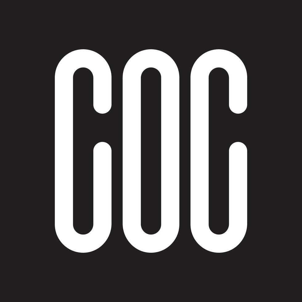 COC logo design, icon vector