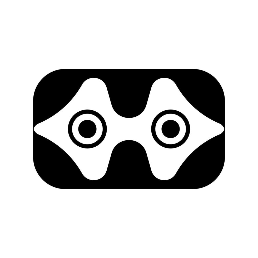 Minimal logo design with an eye icon. vision logo design vector