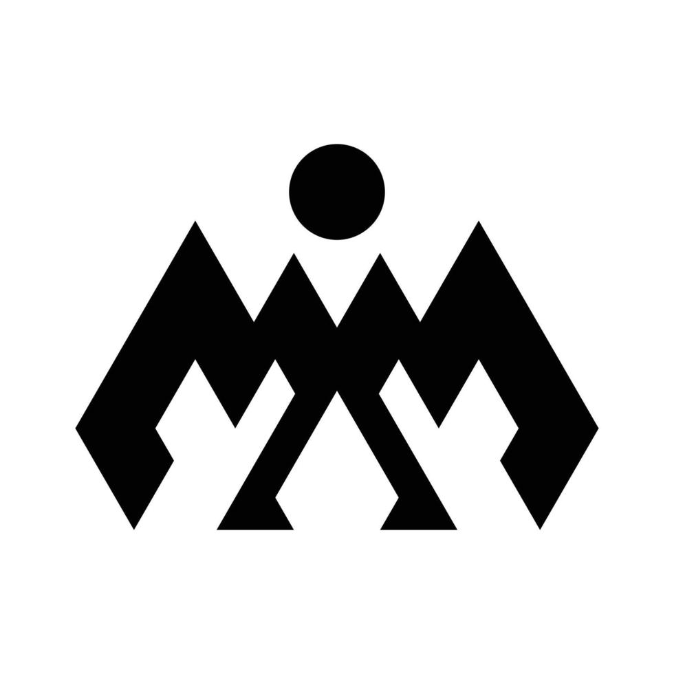 Man hand power logo, icon design vector
