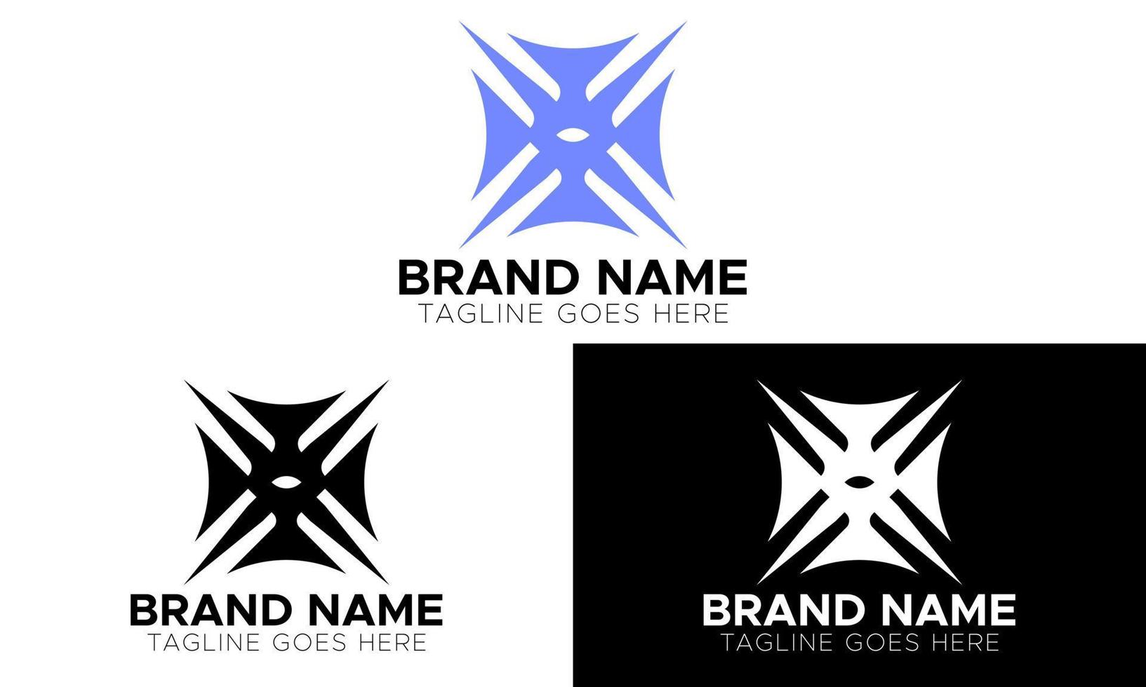 Letter x logo design. Branding identity corporate vector x icon and logo.