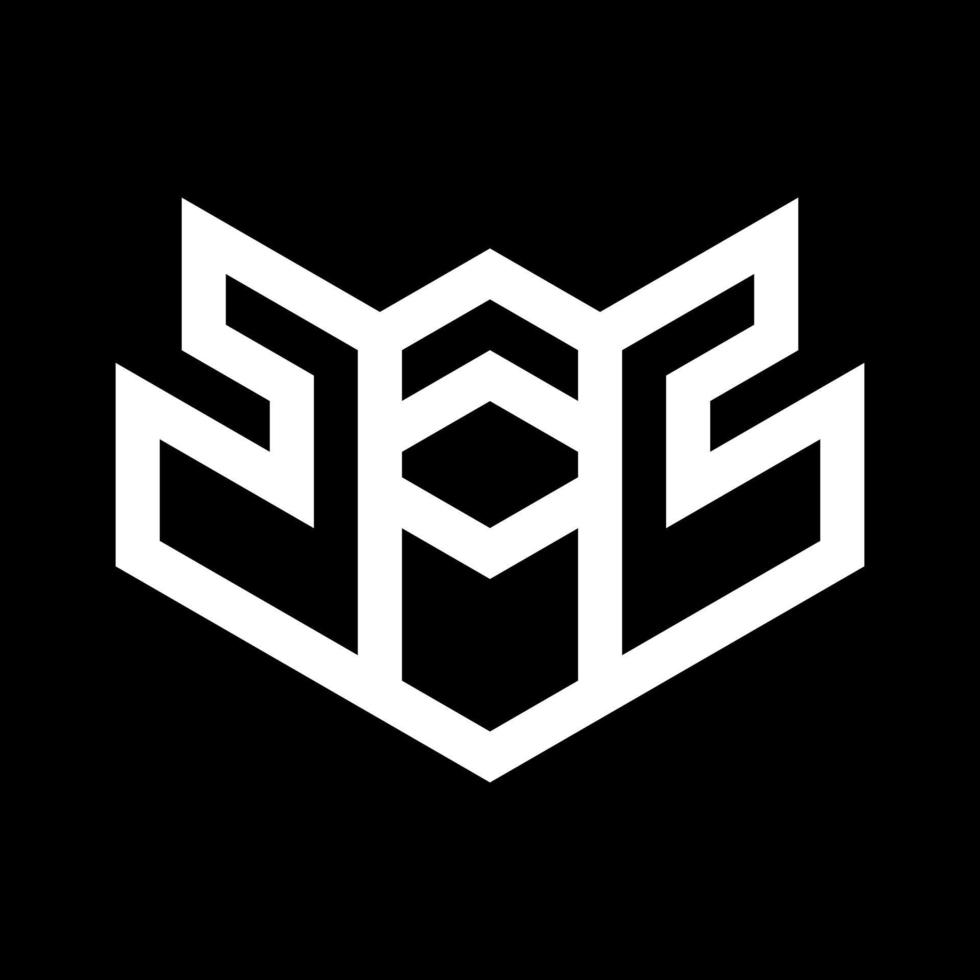 Modern logo design with lines vector template