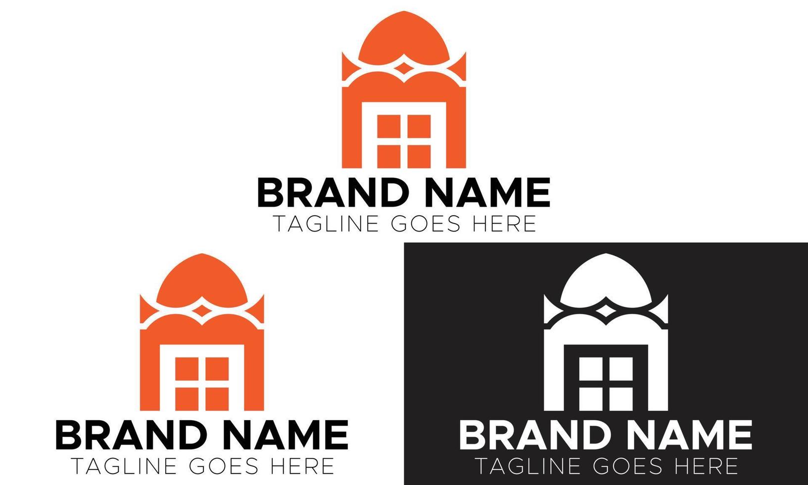 Modern home ,building logo design template vector