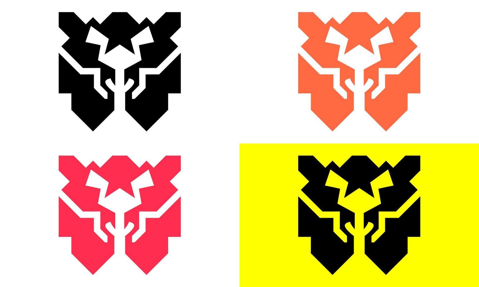 tiger logo design , icon , logo template vector