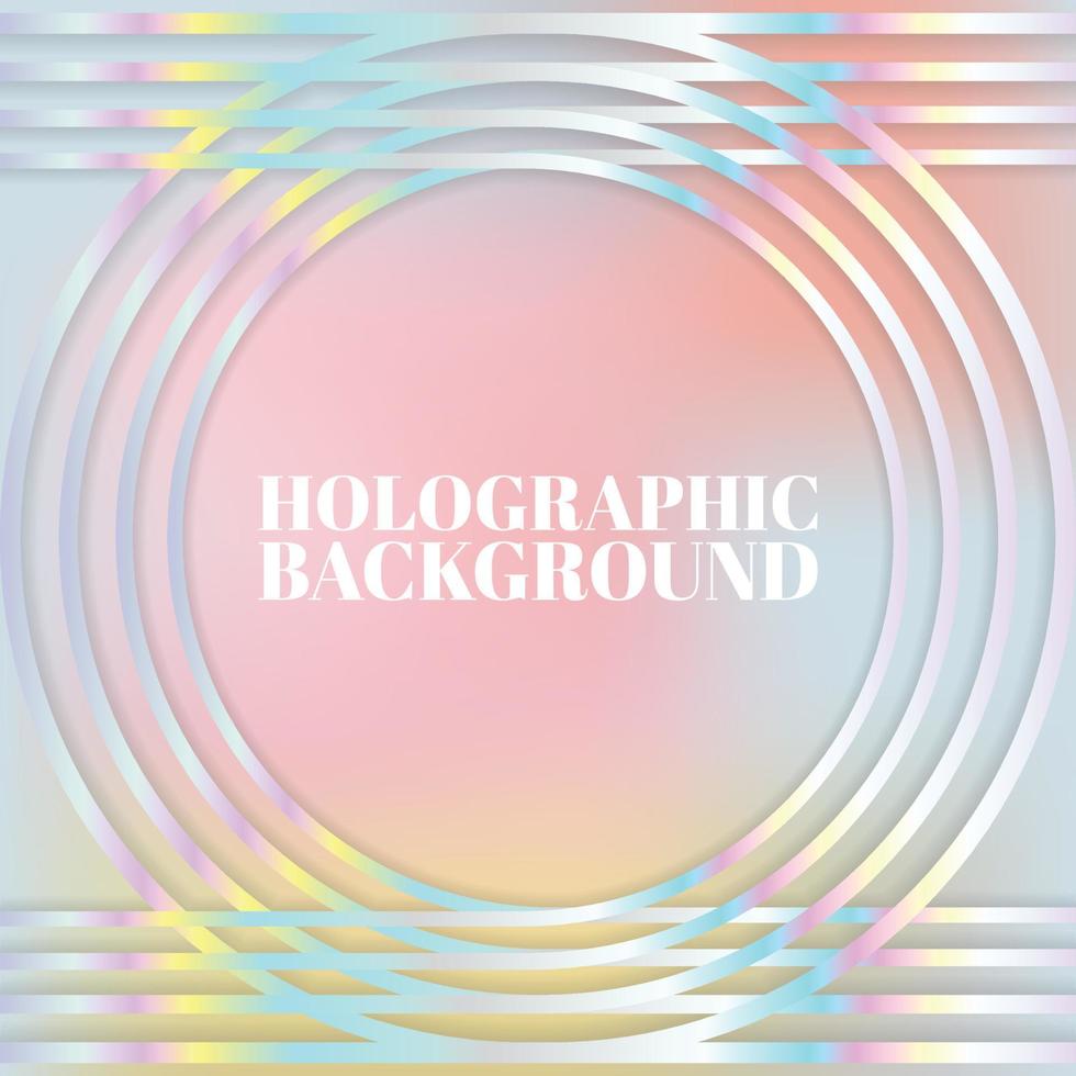 Holographic Background vectors design hologram background