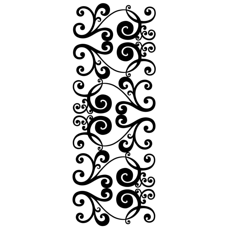 Vector damask vintage baroque scroll ornament swirl. Victorian monogram heraldic shield swirl. Retro floral leaf pattern border foliage antique  acanthus calligraphy engraved tattoo.
