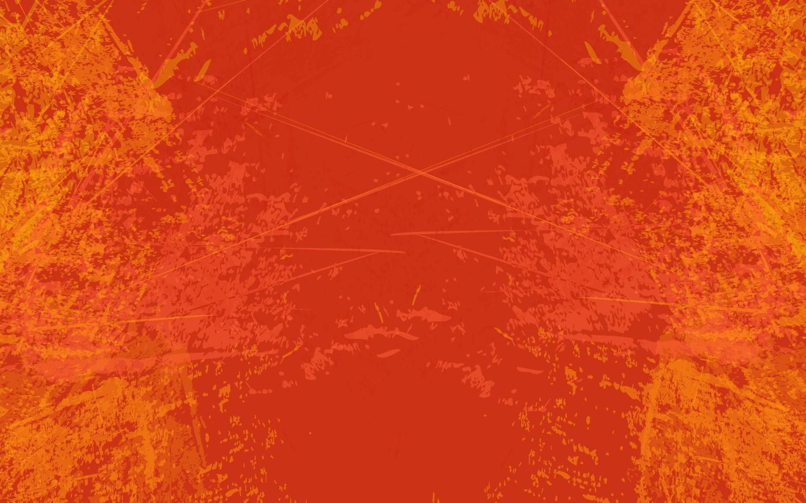 Abstract grunge texture red orange color background vector