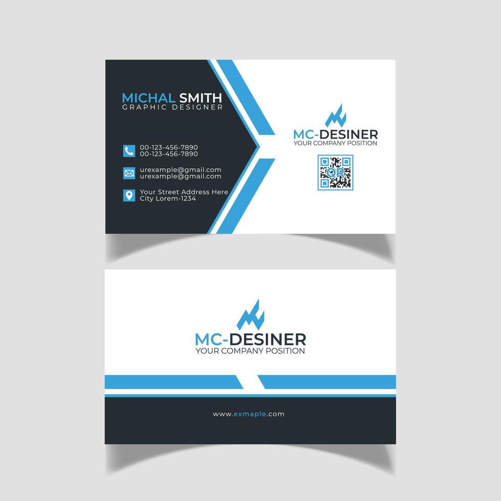 creative business card template vector