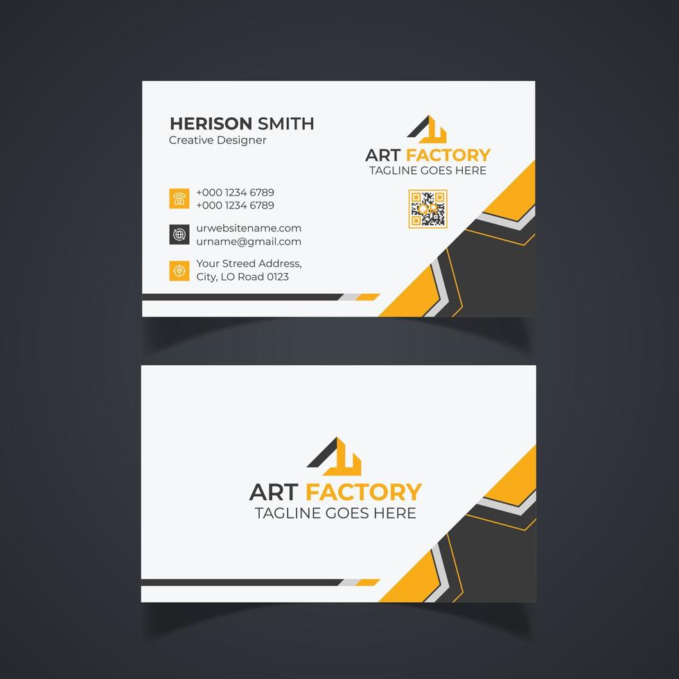 Business Card Template vector