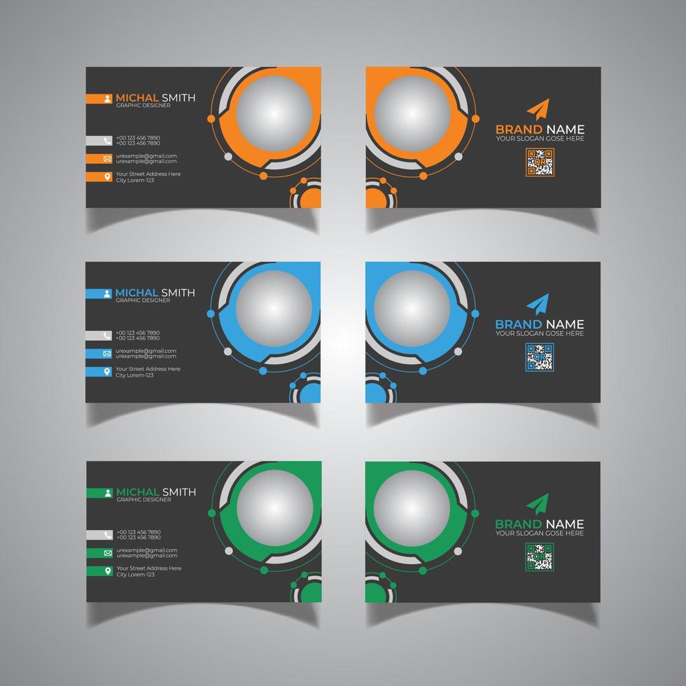 Corporate Business Card Template vector