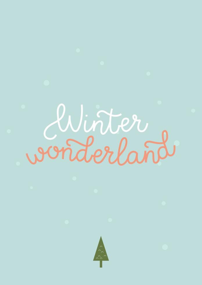 Winter Wonderland Event Facebook Banner Video Template