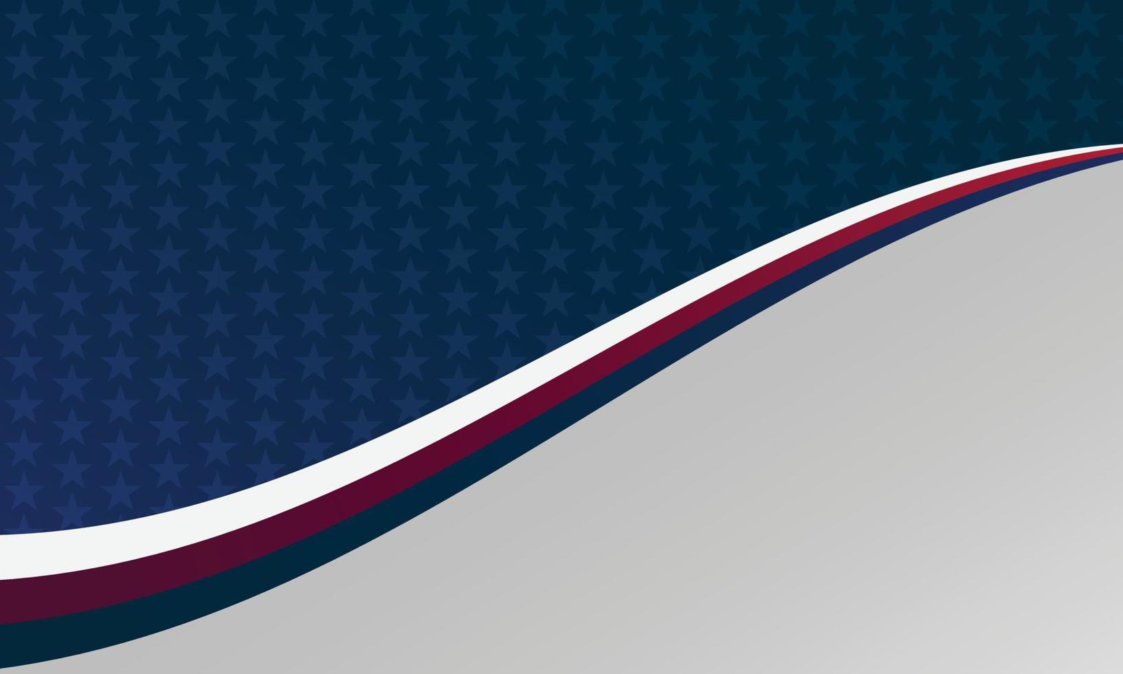 bandera americana con fondo de rayas vector