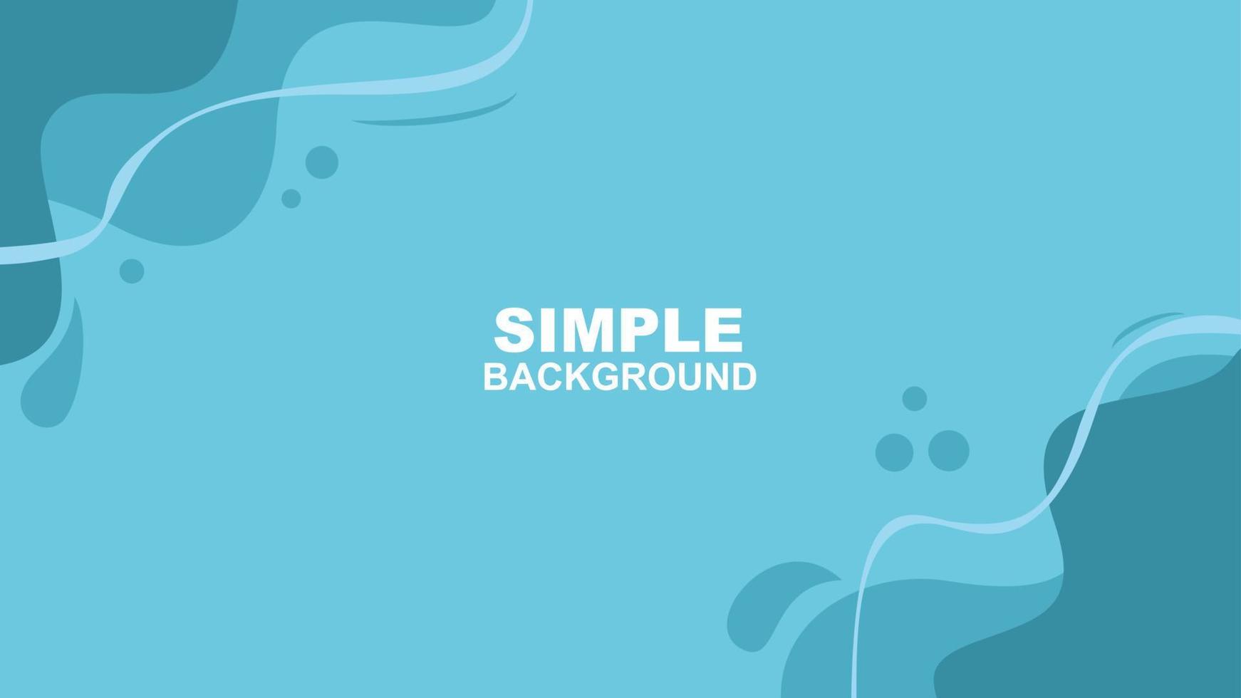 abstract trendy simple blue splash water on corner background vector illustration EPS10