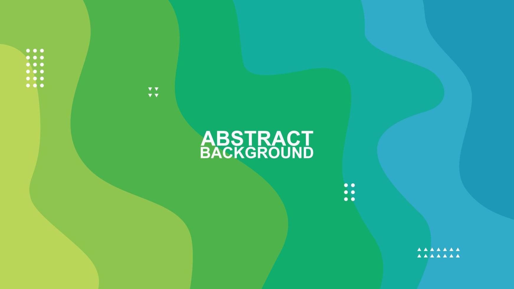 abstract modern trendy wavy yellow green and blue background vector illustration EPS10