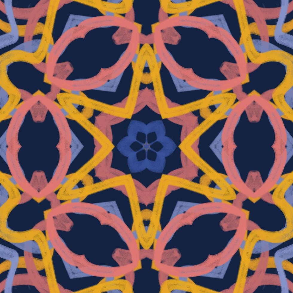 Abstract kaleidoscope background. Beautiful kaleidoscope seamless pattern. Multicolor mosaic texture. Seamless kaleidoscope texture. Unique kaleidoscope design vector