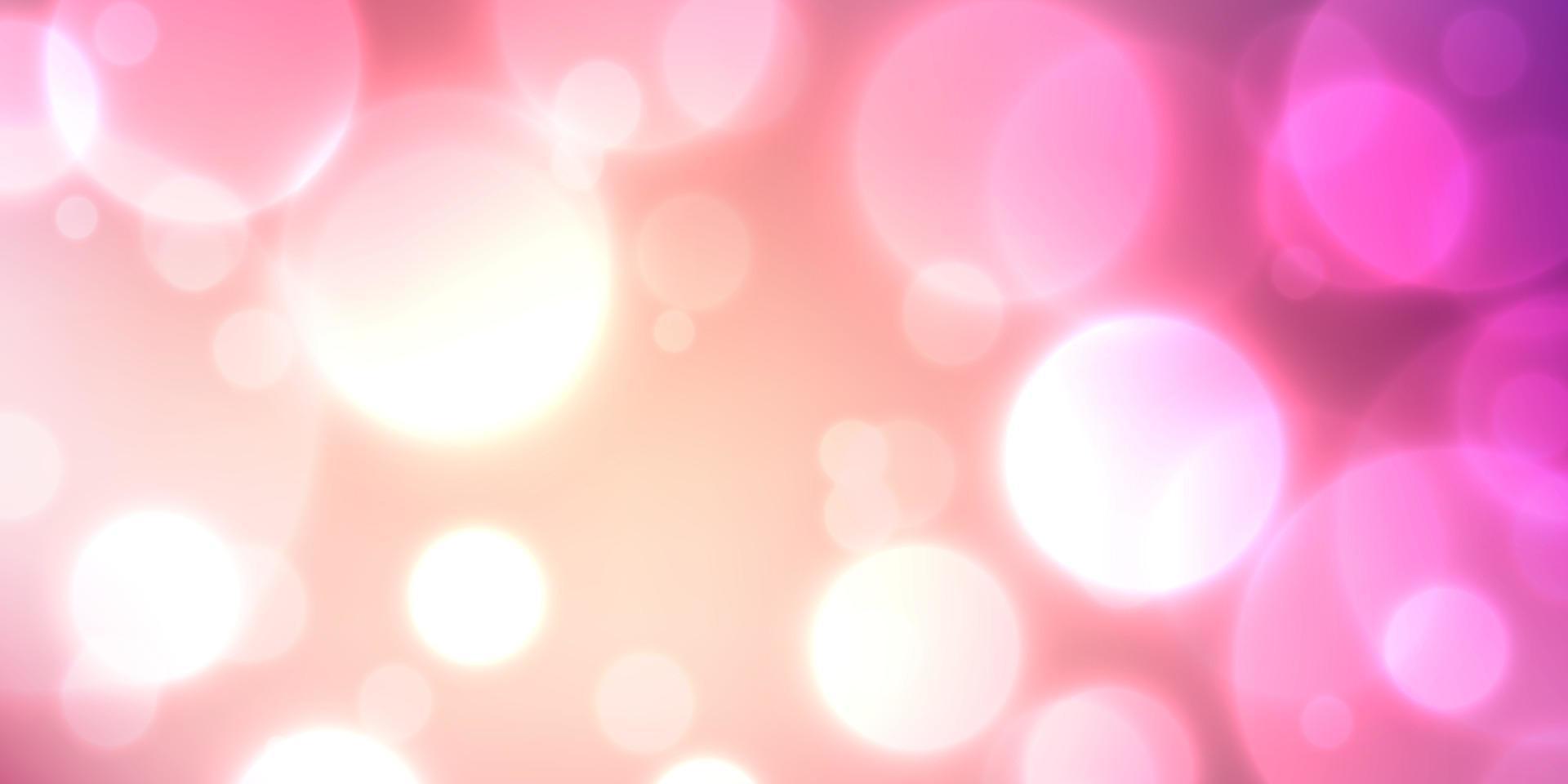 diseño de banner de luces bokeh vector