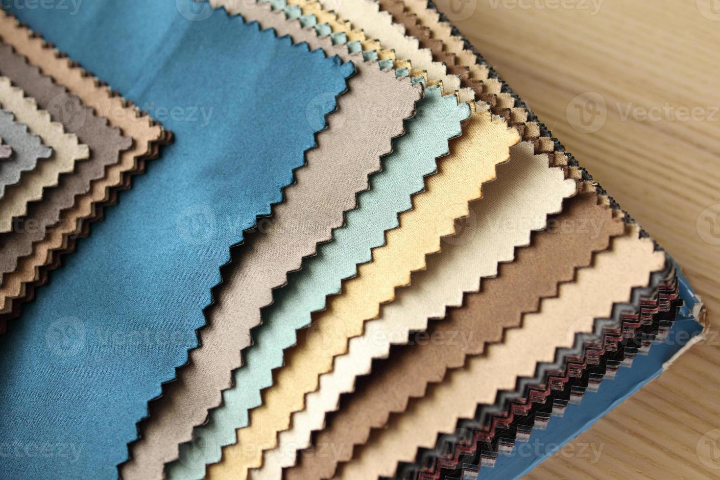 fabric color samples swatch book photo