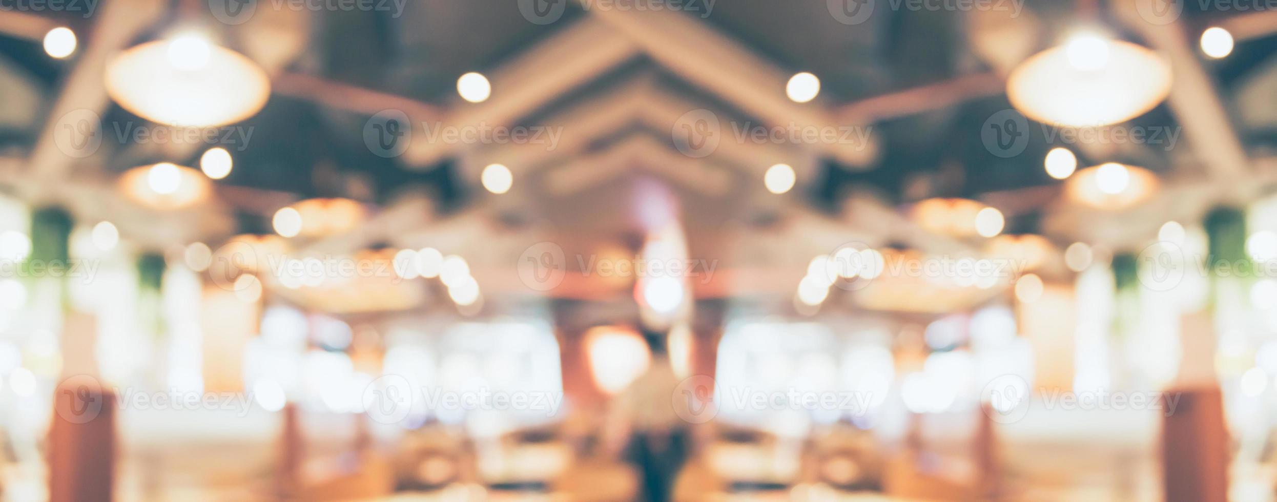 cafe restaurant interior blurred abstract vintage background photo