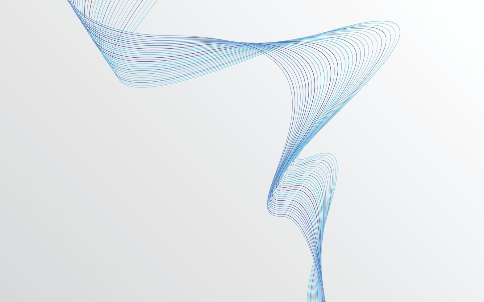 Vector abstract wave background. Blue waves background