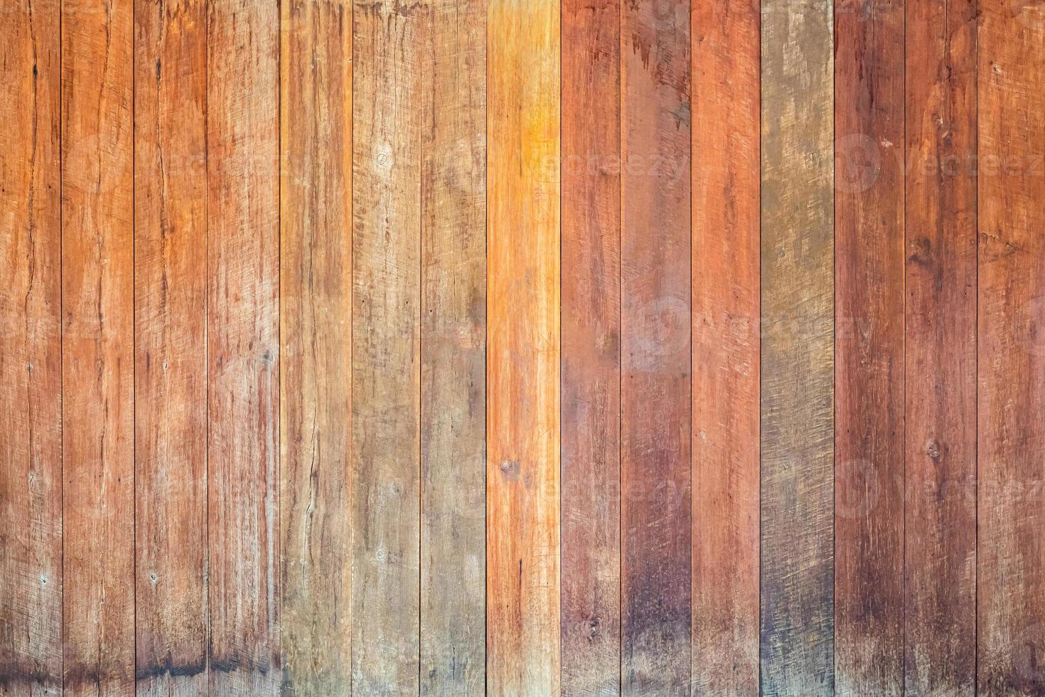 Fondo de textura de pared de tablón de madera rústica antigua foto