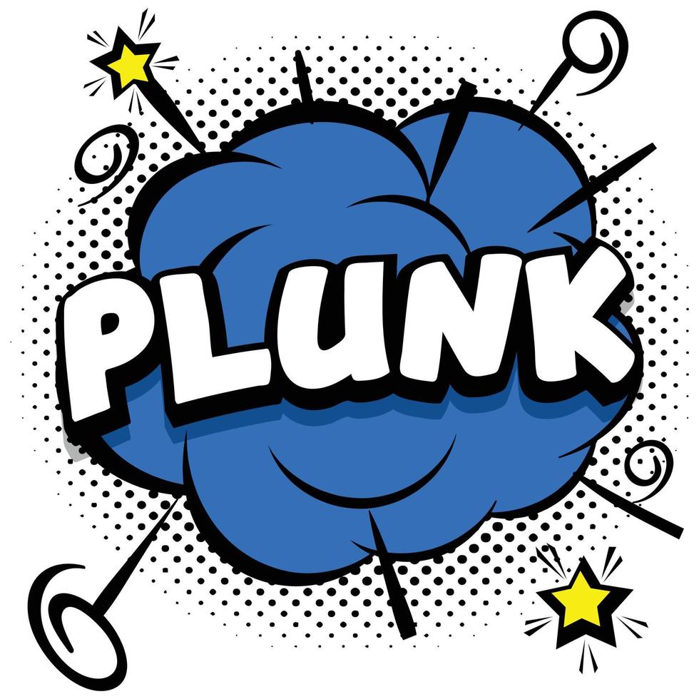 plunk Comic bright template with speech bubbles on colorful frames vector