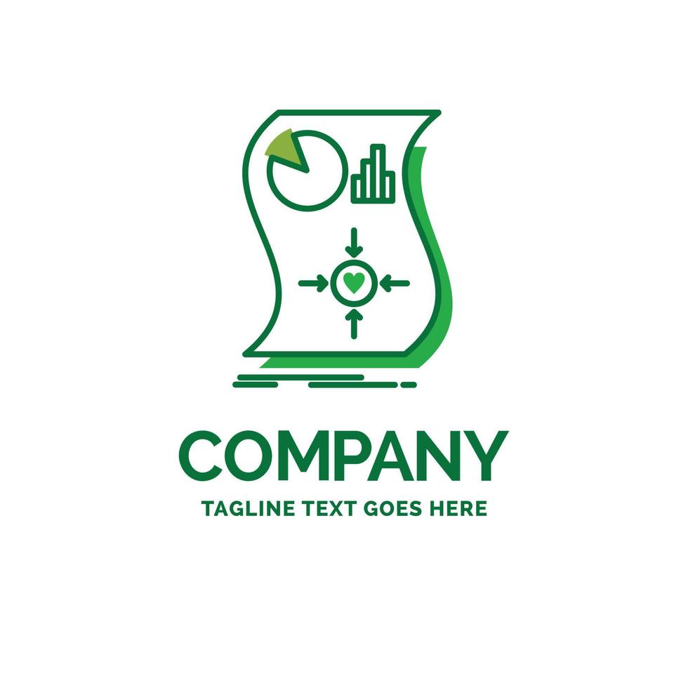 Estimation. love. relationship. response. responsive Flat Business Logo template. Creative Green Brand Name Design. vector