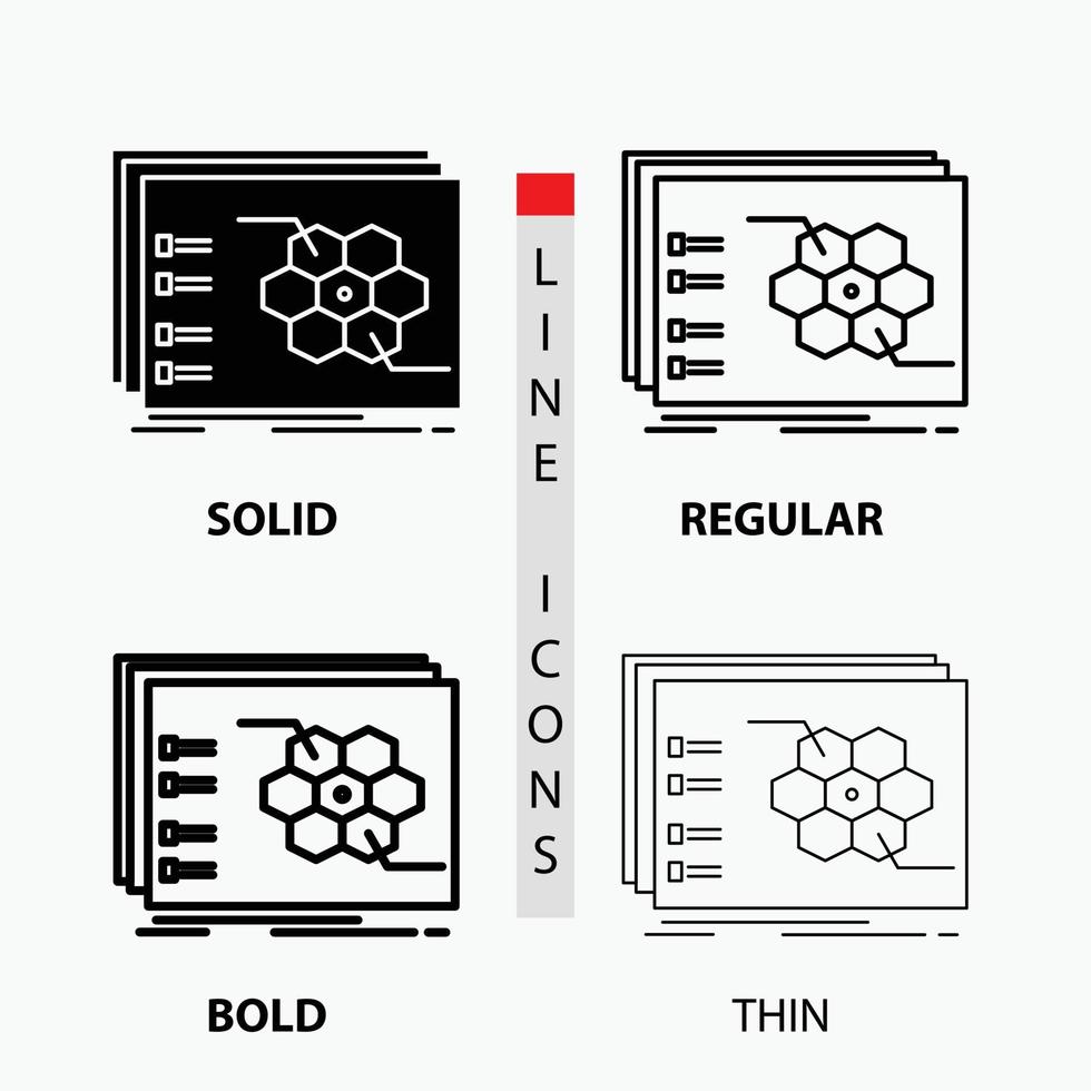 Game. strategic. strategy. tactic. tactical Icon in Thin. Regular. Bold Line and Glyph Style. Vector illustration