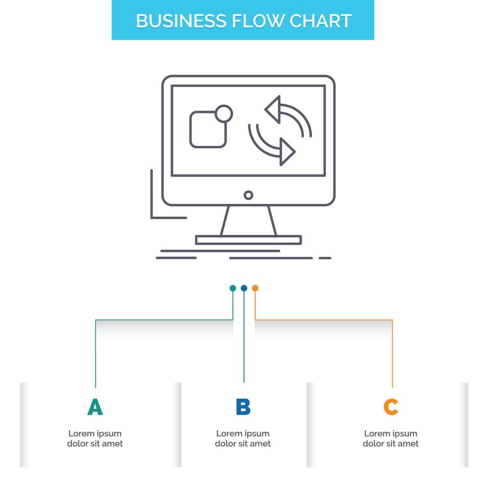 update. app. application. install. sync Business Flow Chart Design with