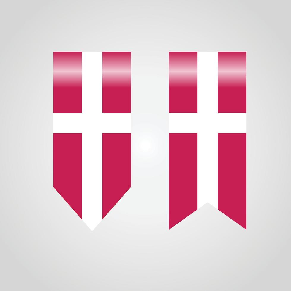 Denmark Haning Flag vector