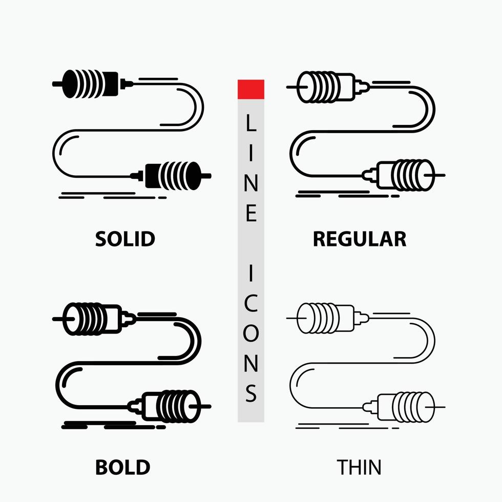 Buzz. communication. interaction. marketing. wire Icon in Thin. Regular. Bold Line and Glyph Style. Vector illustration