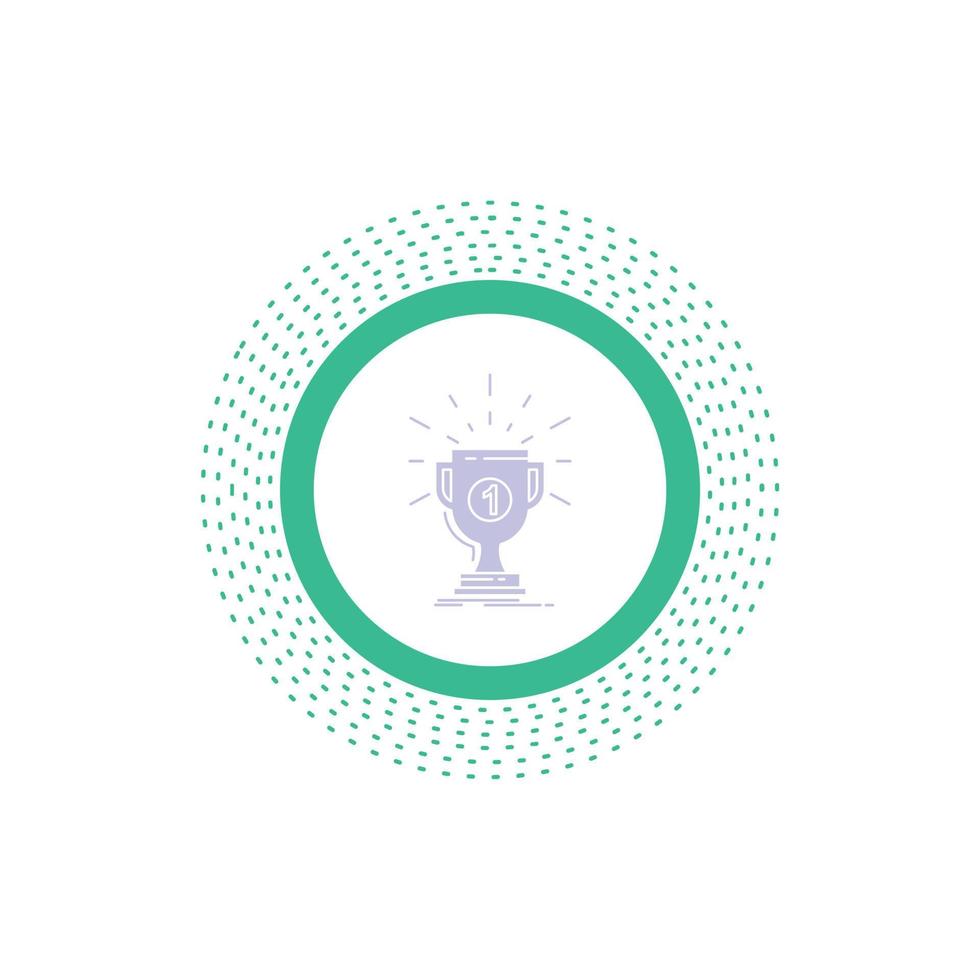 award. cup. prize. reward. victory Glyph Icon. Vector isolated illustration