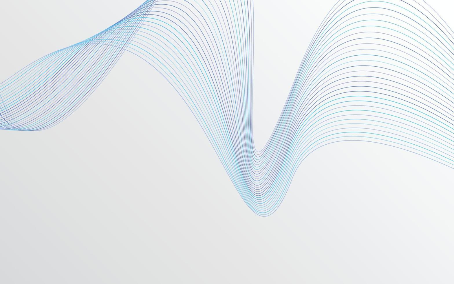 Vector abstract wave background. Blue waves background
