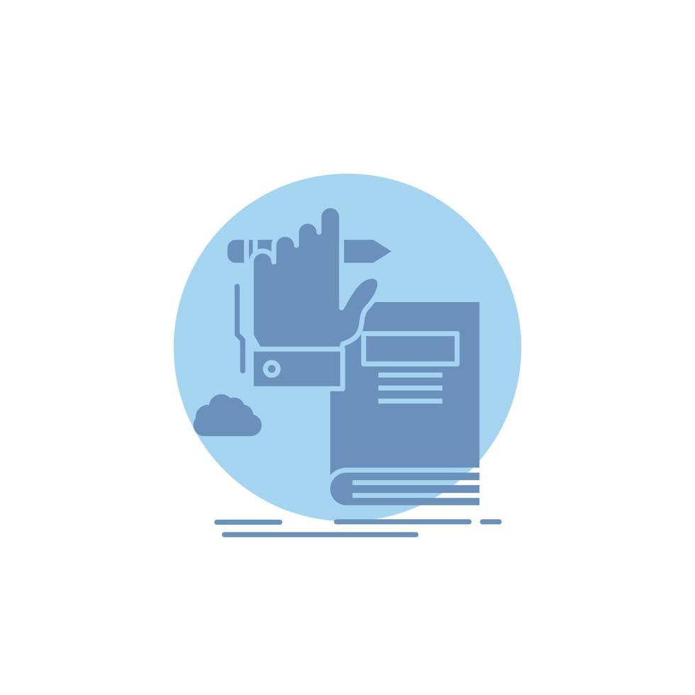 education. knowledge. learning. progress. growth Glyph Icon. vector