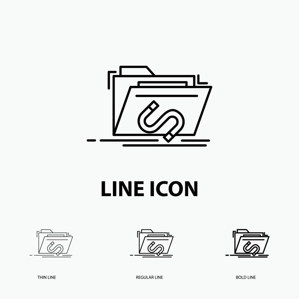Backdoor. exploit. file. internet. software Icon in Thin. Regular and Bold Line Style. Vector illustration