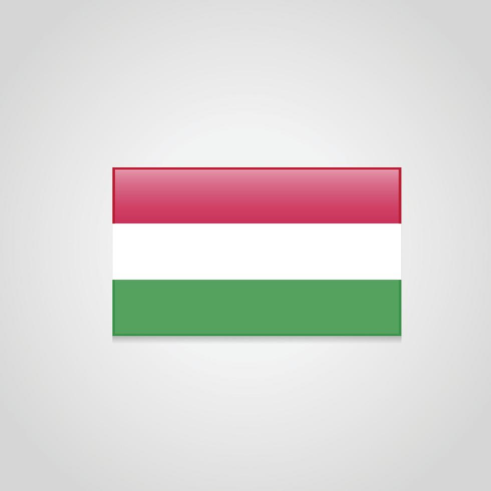Hungary Flag Vector