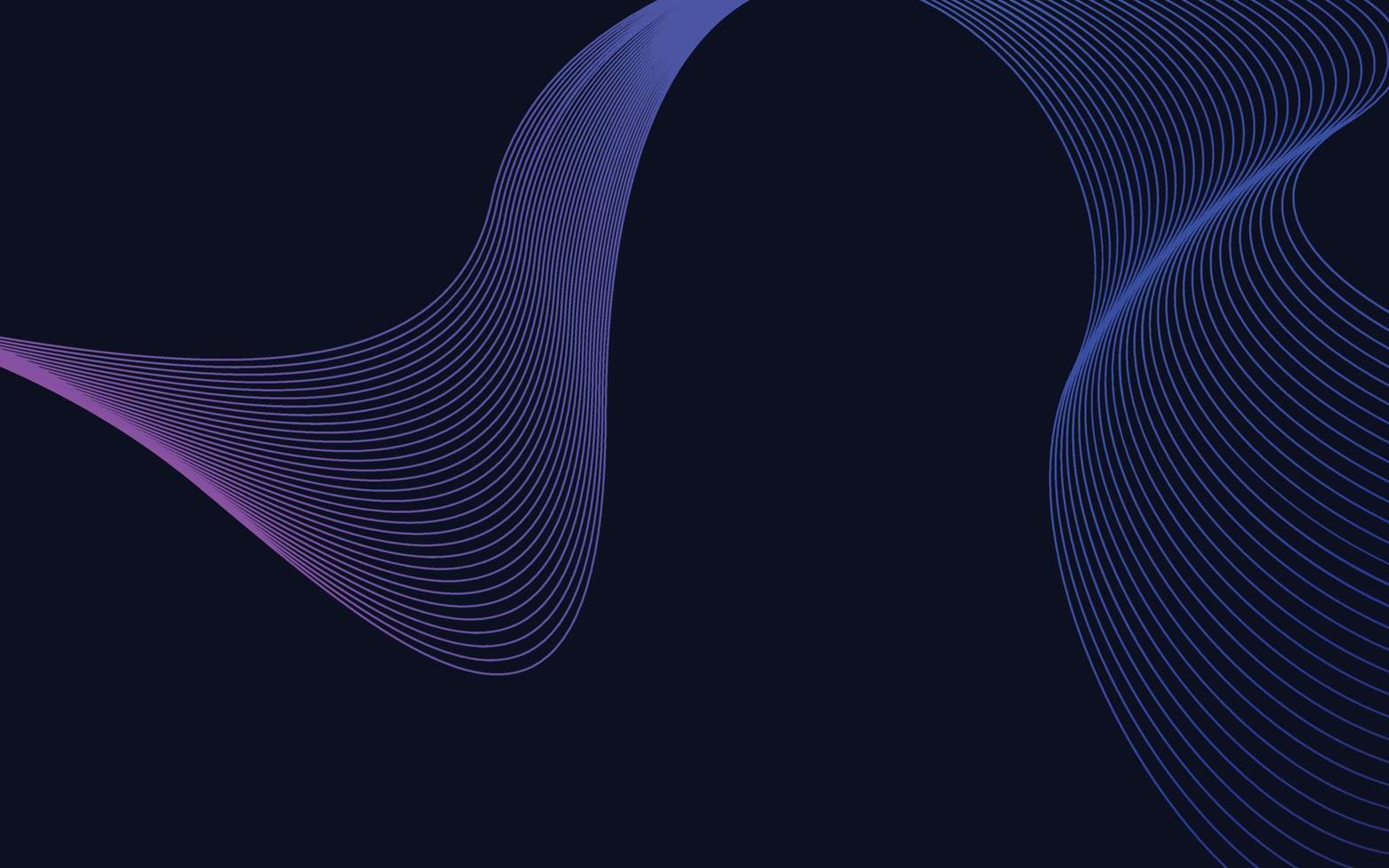 Abstract Blue wavy Lines background vector